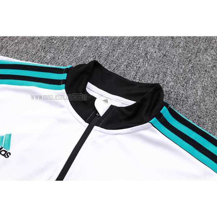 Tuta da Track de Felpa del Manchester United Bambino 2023-2024 Blanco